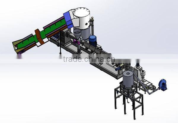 PE agglomerator granule making/PE film granule making granulation granulating machine line