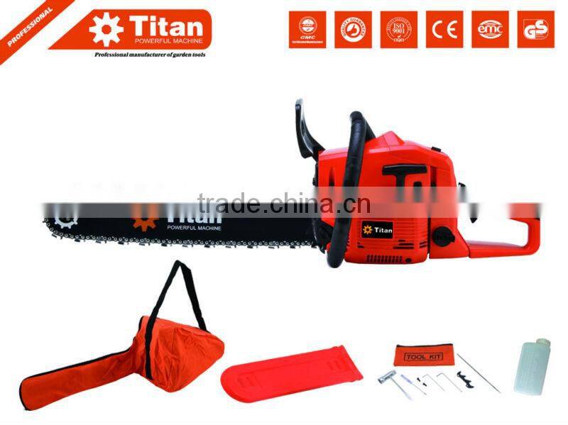 45CC gasoline CHAIN SAW wood cutting machine 18" bar with CE, MD certifications