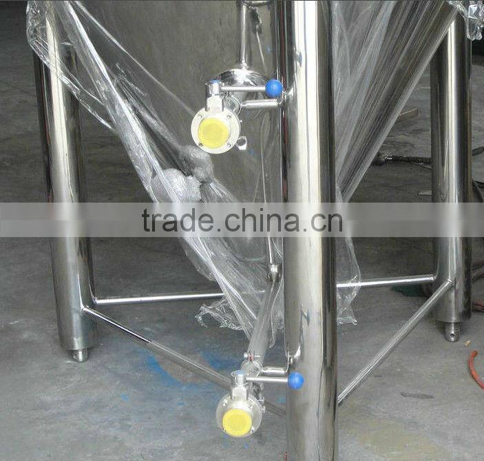 Double Jacketed beer fermenter