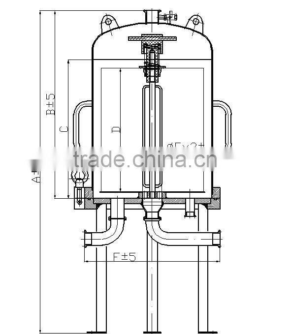 Cheap price ISO 9001 stainless steel tubular beer filterstorage tank