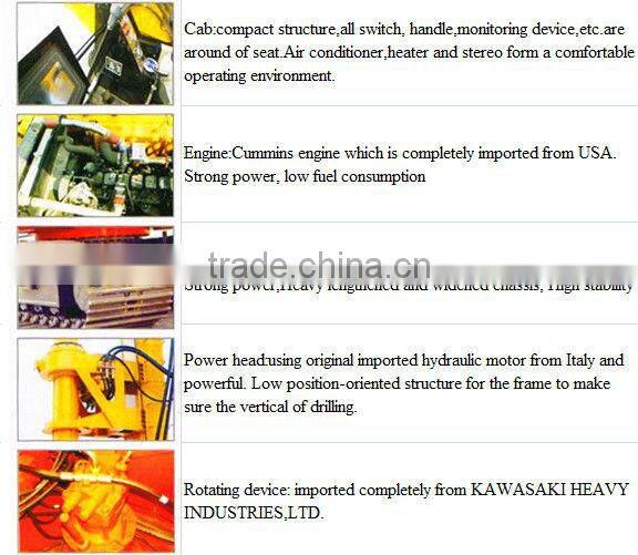 High performance Rotary drilling machine with CE ISO