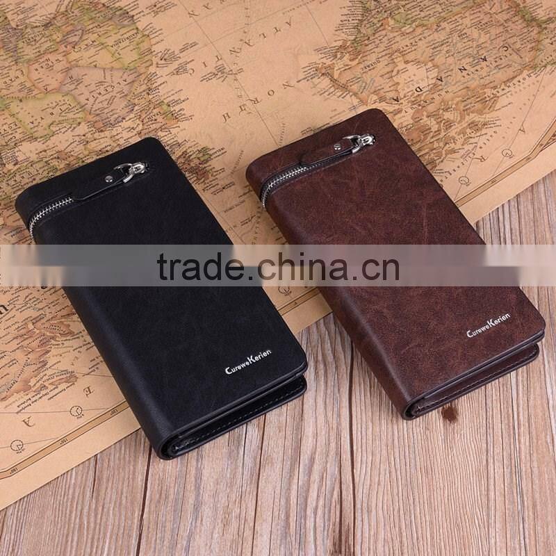 Skateboard custom men wallet lerther,men's leather card wallet