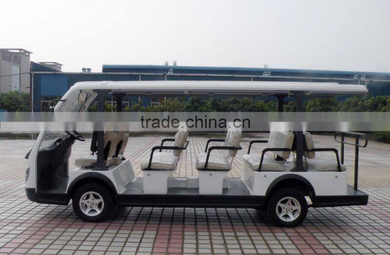 Popular elegant appearance battery operated tourist car electric mini bus