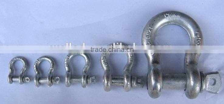 high quality electric galvanized various colored pin G209 shackle