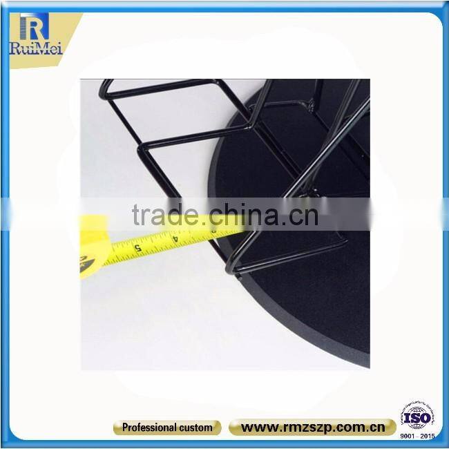 Metal free staning post card display stand