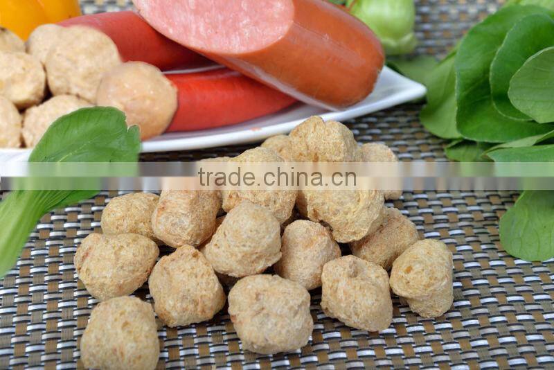 Irregular ball shape textured vegetable Protein