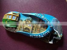 2015 slipper shape resin custom fridge magnets for home decor