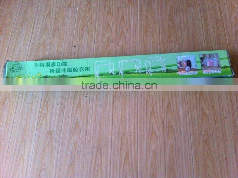 double pole heavy loading callapsible drying rack and clothes rack