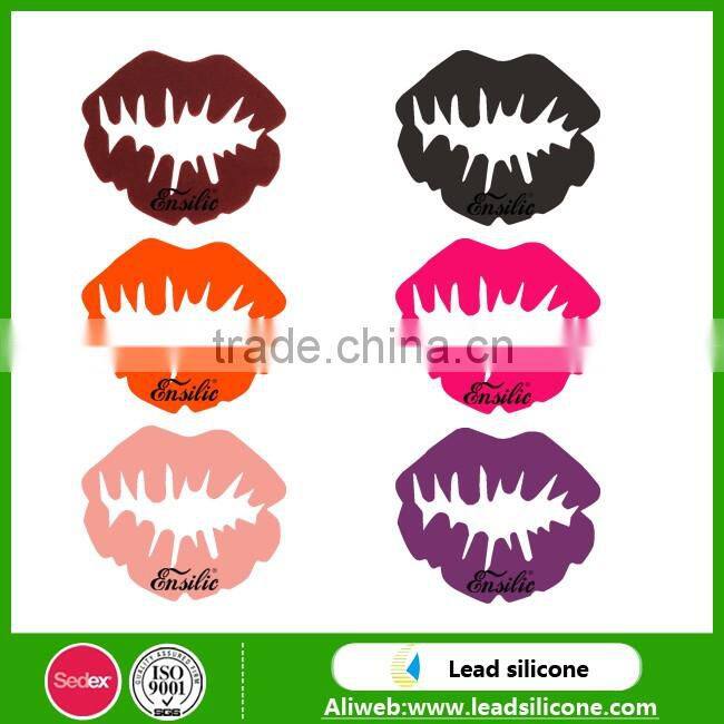 Promotional Party Love Kiss Silicone Wine Glass Markers, Silicone Wine Drink Glass Marker