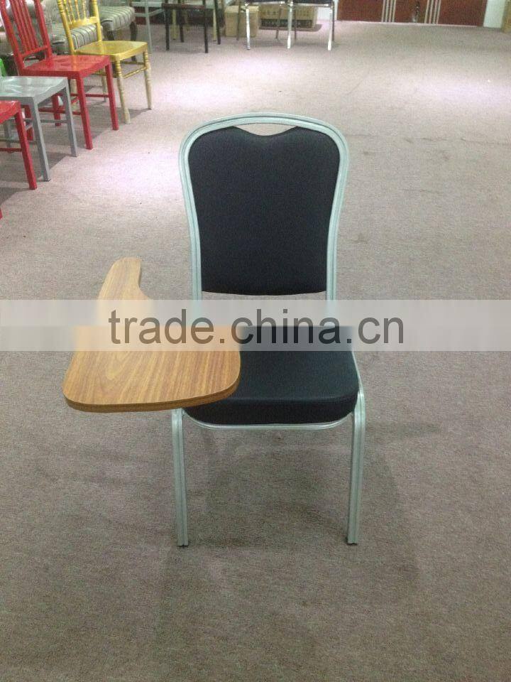 conference chair with a tablet/meeting room chair with wordpad