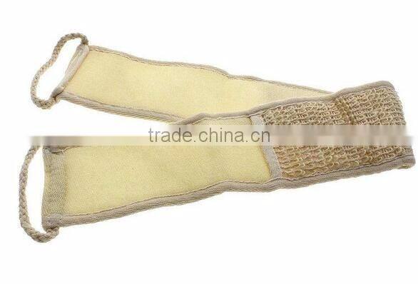 cy292 Exfoliating Loofah Back Scrubber Shower Bathtub Bakblade Body Sponge for Men and Women with handles and Bar Soap Pocket