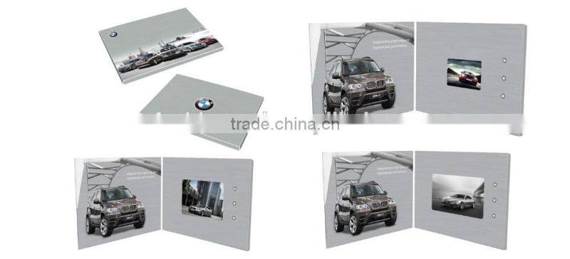 4.3 inch digital Video brochure greeting cards