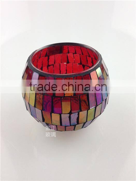 Glass Candelabra,Glass Candle Holder