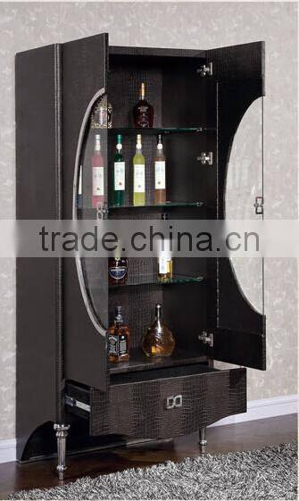 Hotsale luxury antique home furniniture living room MDF wine cabinet