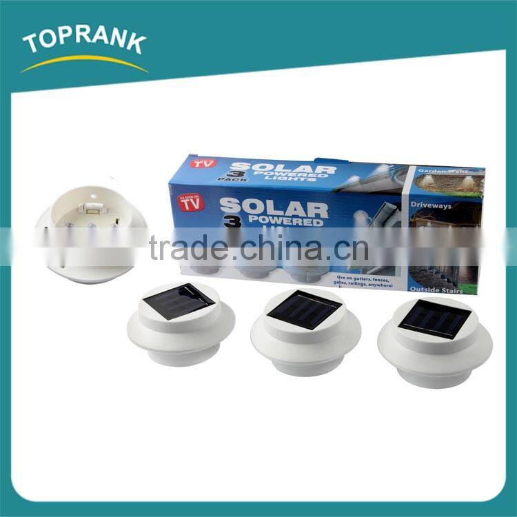 Best price 3 pack solar led garden light, street garden solar light outdoor