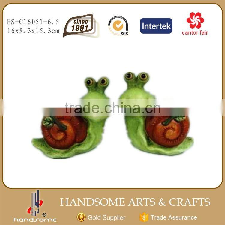 6.5 Inch Resin Outdoor Garden Ornament Craft Snail Figurines Animal Statues