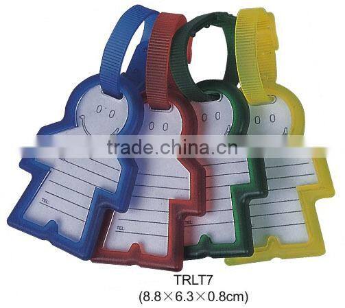 Promotion Smile Face Shaped custom luggage tag