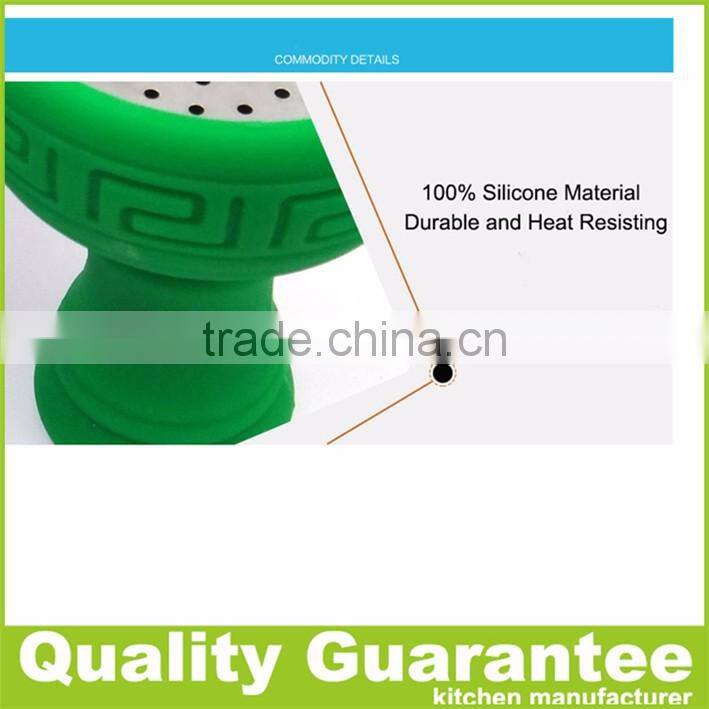 Hot selling Silicone Hookah Bowl New Funnel stainless iron bowl