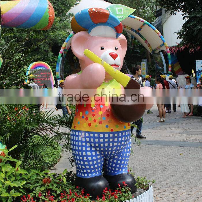 Landscape park bear cook sculpture