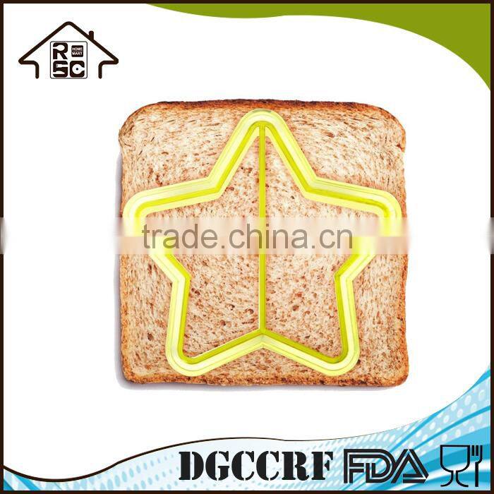 Food Grade Sandwich Cutter,Plastic Sandwich Cutter Bread Cutter Different Shape