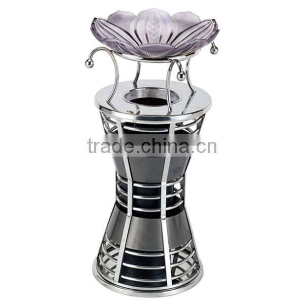 Elegant flower-shape art ashtray/ fashion star style friut /candy/ ash plate/ new design hot selling color glass plate BHL-P14