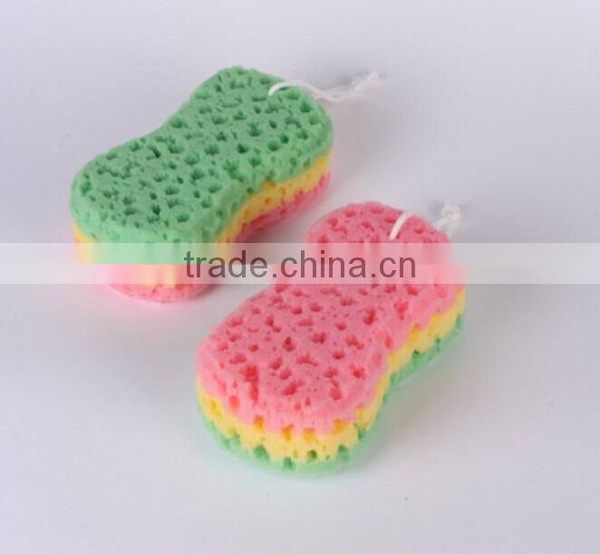 large heart-shaped bath sponge bath ball bath brush