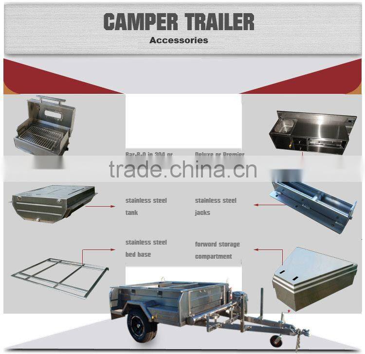 Custom caravan travel trailer offroad camper trailer