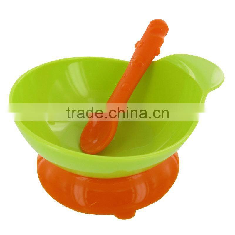 New Produck Ice Cream Plastic Bowl With Spoon And Lid For Kid