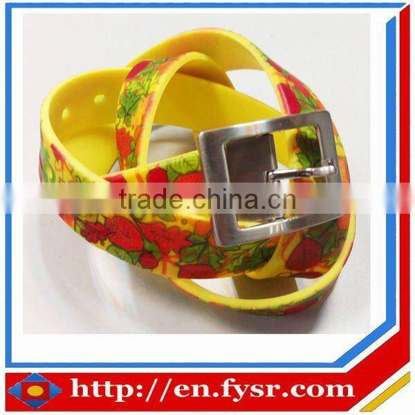 Screening printing silicone belt