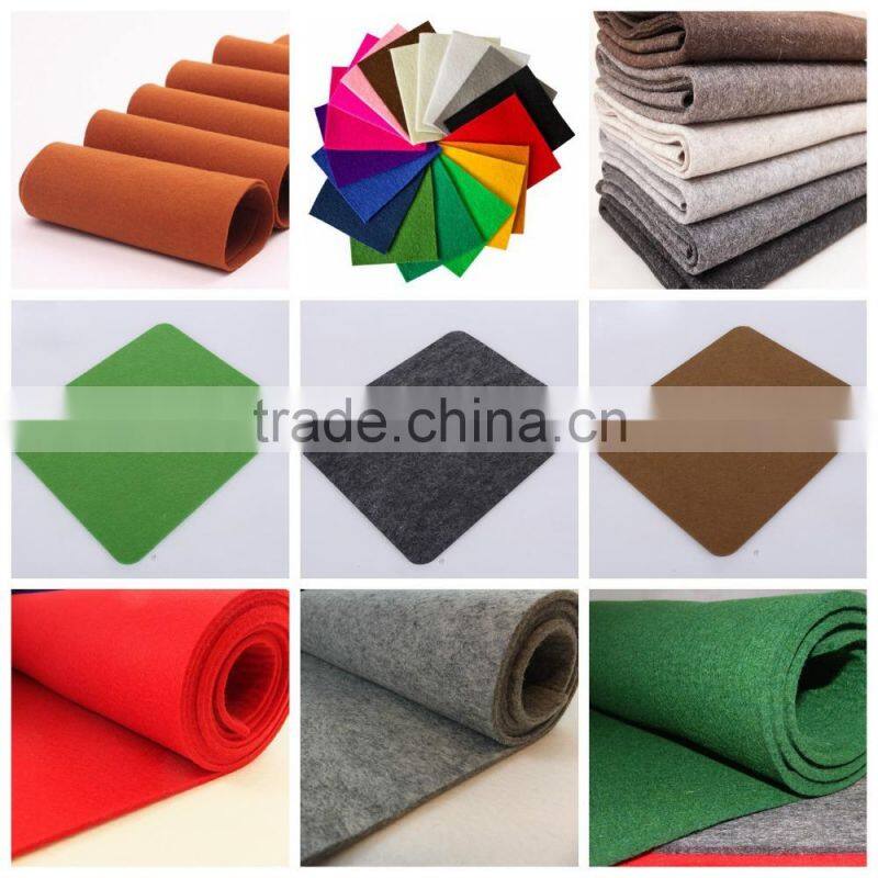 Factory Colored polyester felt fabric