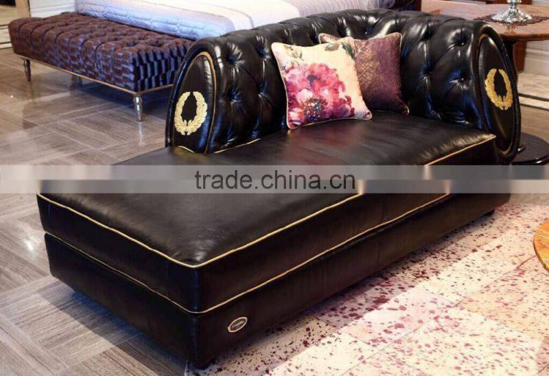 Classic Royal European Contemporary Style Pure Black Office Table Set with Bookcase BF11-01234c