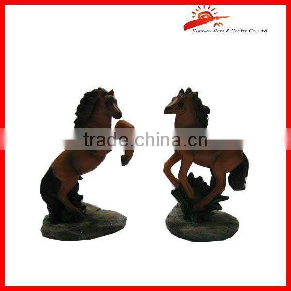 Polyresin horse figurine garden animal