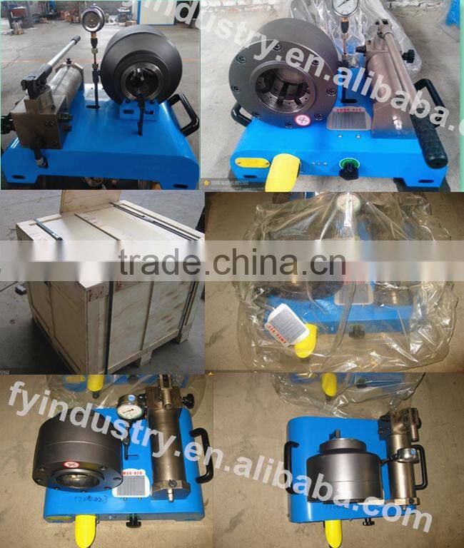 Small manual 2'' high pressure industial hydraulic hose fitting crimping machine