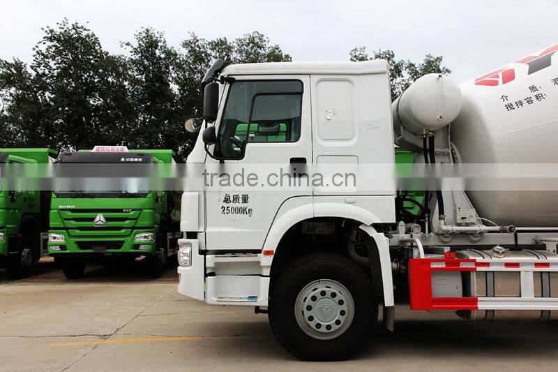 SINOTRUK HOWO 8 cubic meters concrete mixer truck for sale