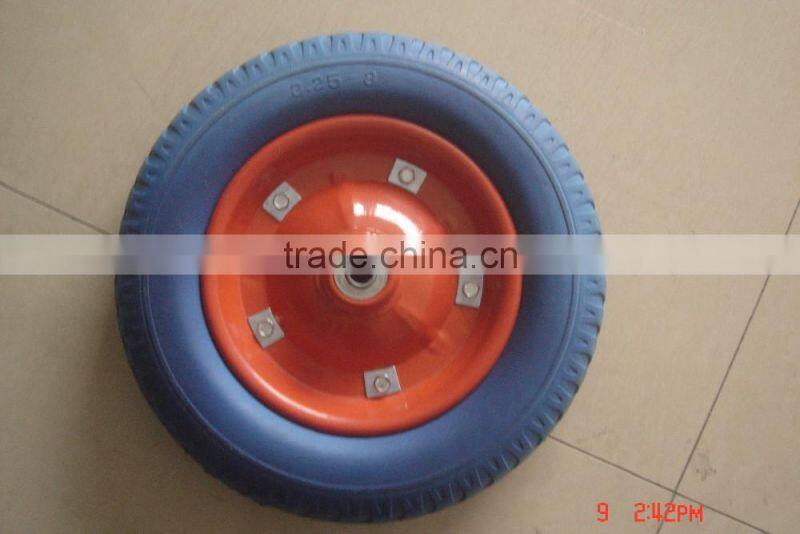 flat free tire pu wheel 13*3 /3.00-8