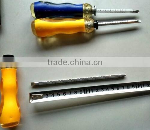180mm Adjustable Head Screw Driver two way screw driver