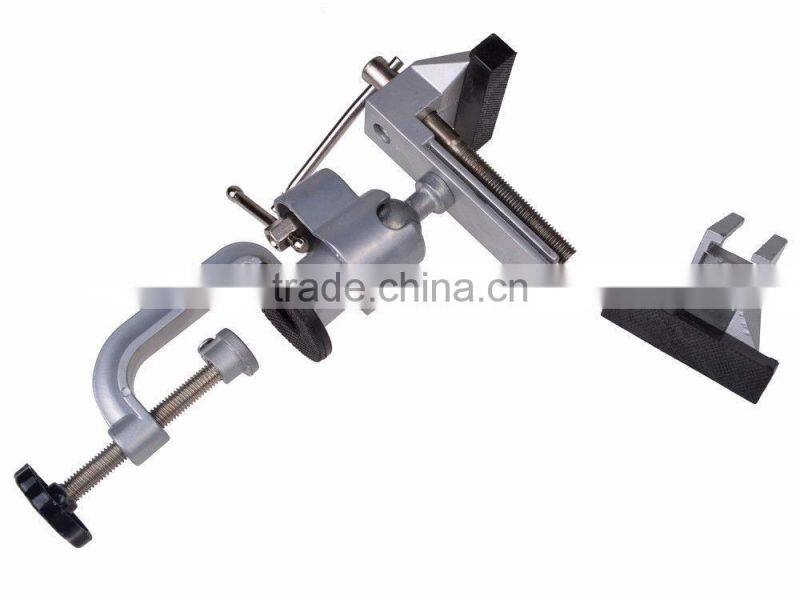 Table Bench Vise Work Bench Clamp Swivel Rotated Vice Hobby Craft Repair Tool