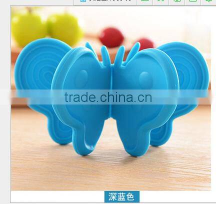 Silicone kitchen insulating clamp butterfly, prevent hot clip, hand pad