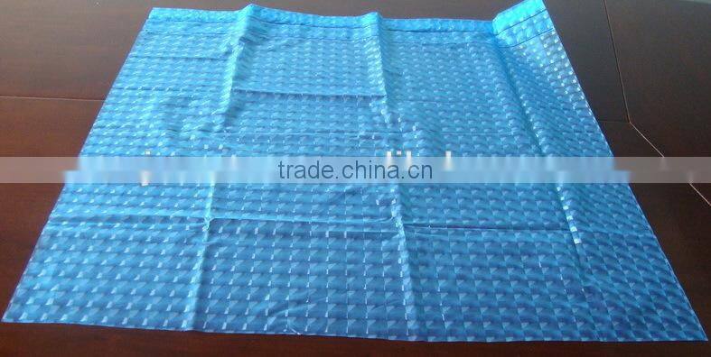 grey printed Polyester Shower curtain/shower curtain with matching window curtain