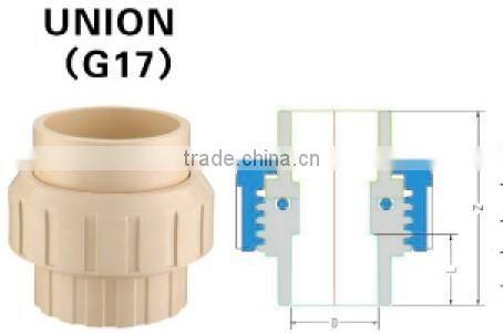 ASTM D2846 CPVC FEMALE ELBOW WITH PLATE