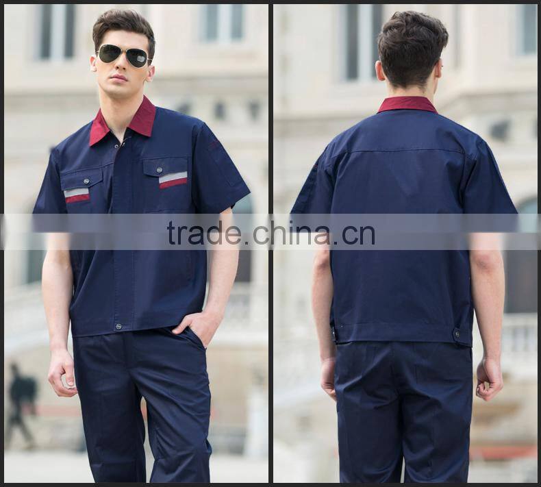 Summer short sleeve worker sets uniform labor insurance clothing