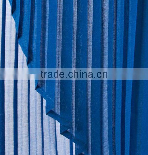 Women plus size clothing factory ladies new model charming blue long skirt plain dyed summer sexy maxi chiffon skirt