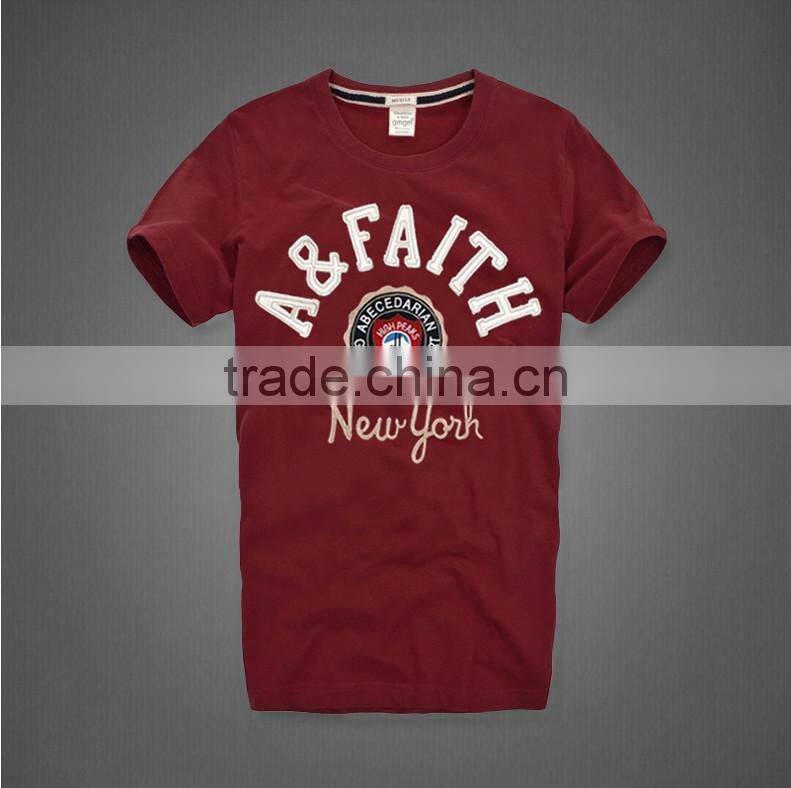 custom men's slim fit contton T-shirt