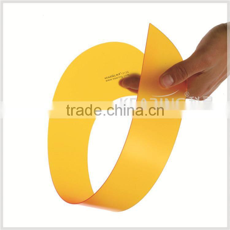 Kearing Chinese Manufacture French Curves for Painting & Designing 2 Pieces As 1 Set Plastic Rulers Cloud Rulers#1313s