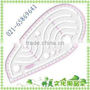 Kearing brand french curve ruler,tailor's curve ruler,transparent ruler#6401