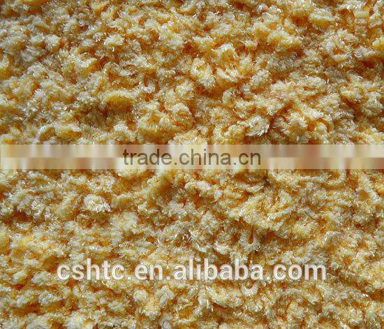 luxury acrylic slub yarn carpet solid color bar fleece carpet