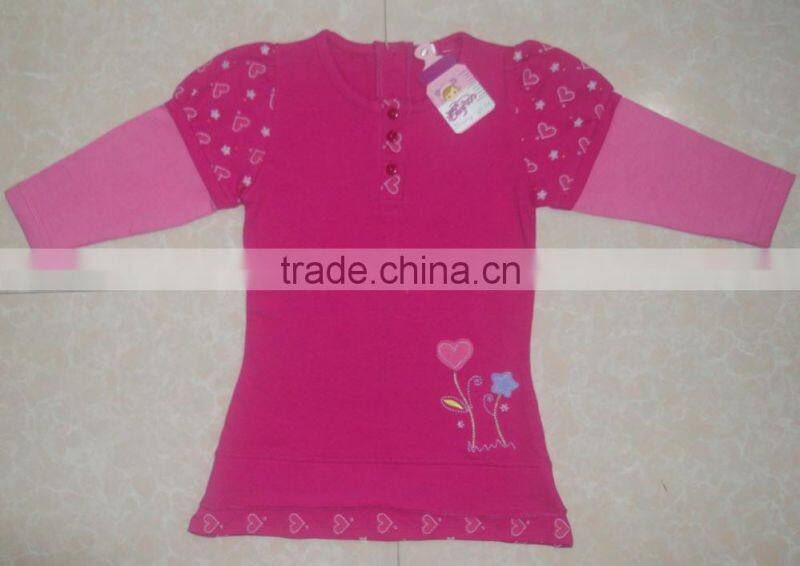 HIGH QUALITY BABY GIRLS PAJAMA SET. COTTON FASHIONABLE PAJAMA SET