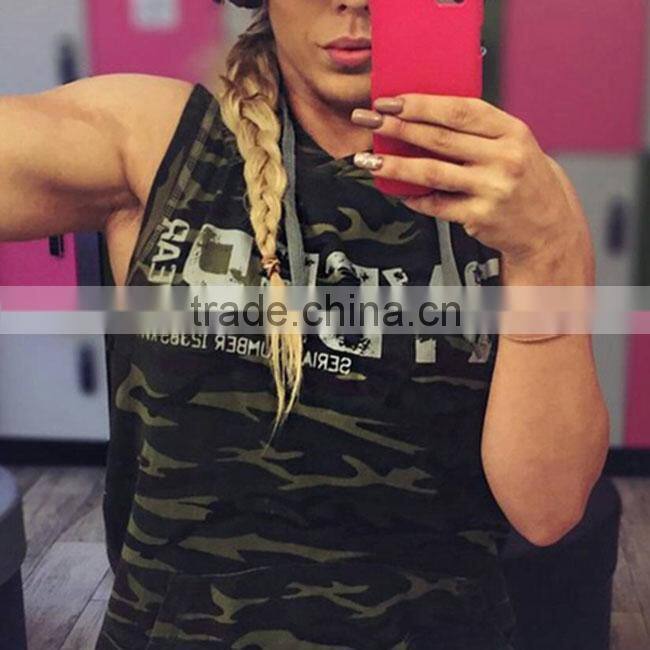 High quality Custom Slim Fit Training Sports Wear Sleeveless Gym Hoodie