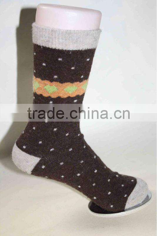 Fashion design rabbit wool socks
