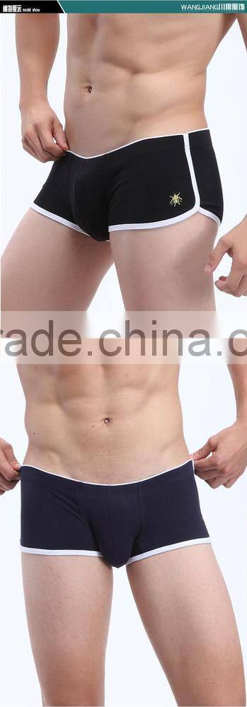 Custom Men's underwear factory price cotton boer shorts underpants low waist boer breathable men's underwear 8 color